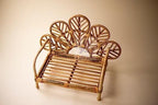 Avika Bamboo Cane Peacock Shape Pooja mandir, Home Temple,Laddu Gopal Singhasan for Pooja for Home, Shops