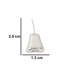 DHRUVS COLLECTION 925 Silver Pear Fruit for Home Decor, Pooja, Gift Purpose & Donation - 3 Grams