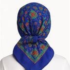 CHACKO Women's Woolen Winter Scarf | Soft & Warm Cold Weather Muffler, Wrap & Shawl | Elegant Wool Blend | Pack of 1_Blue