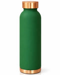 viDixn 100% Pure Copper Water Bottle 950ml – Ayurvedic Leak-Proof Copper Bottle for Drinking Water – Handcrafted Mandala Design – BPA-Free & Eco-Friendly – Improves Immunity & Digestion (SEA GREEN)