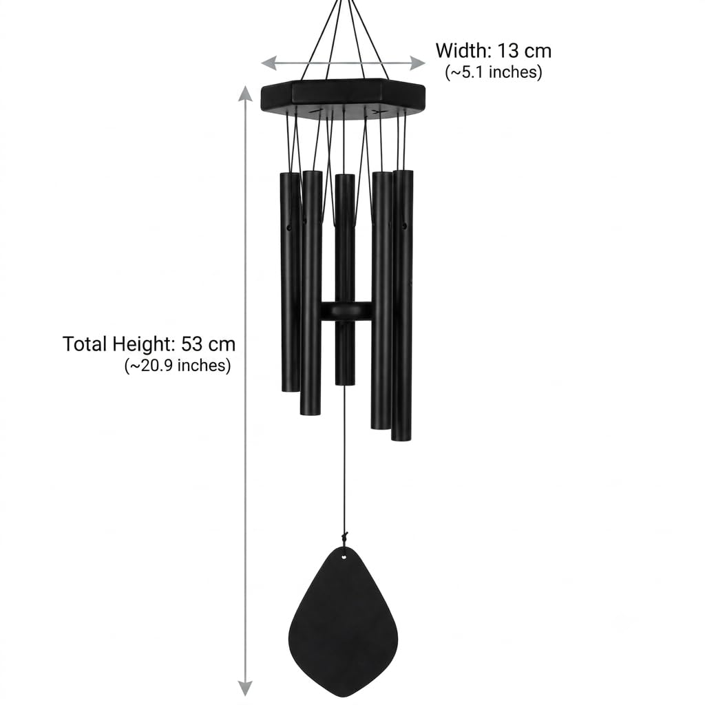DK Twin Aura™ - Wind Chime with Seven Chakra Tree Combo for Home Decor