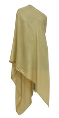 Hastakrutam Reversible Pashmina Silk Stole (Khakhi)