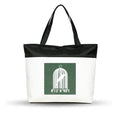 3NH® Barcode Shopping Scanning Birdcage Cotton Canvas Tote Bag