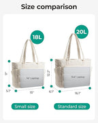 Tote Bag for Women, Lightweight Puffy Tote Bag with Compartments Shoulder Bag Handbag for Travel, Work, Gym, Beige, Standard, Puffy