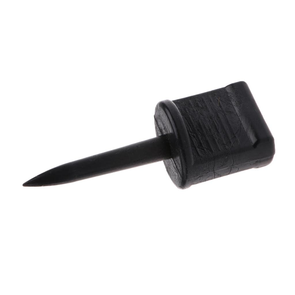 CALANDIS® 10Pcs PVC Archery Target Pins Archery Accessories Durable and Light-Weight Black