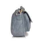 LANCER Hobo Crossbody Shoulder Bag for Women & Girls – Stylish Tote Sling Handbag with Adjustable Strap | Ladies Purse, Travel Casual Office Bag (Grey)