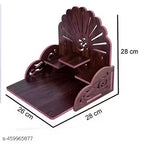 Naraniya Creation Beautiful Wooden Pooja Stand for Home Pooja Mandir Wall Mounted (Design 1)