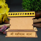The Himalayan River Miniature Wooden Shree Badrinath Temple Miniature 3D Handmade Religious Temple Big Decorative showpiece