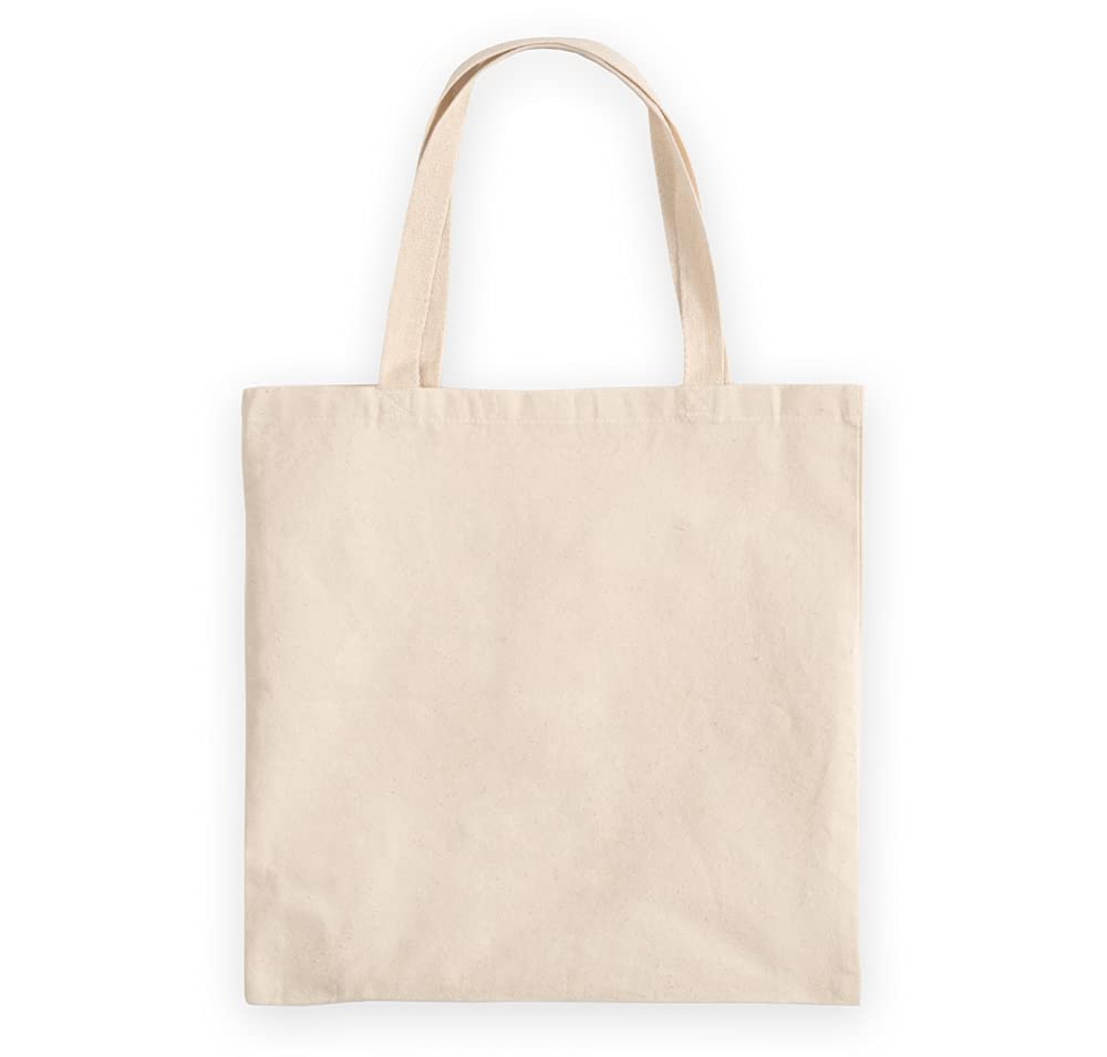 Cotton Bag Plain - Reusable 100% Eco Friendly - Natural (Pack of 5) Dimension 13 * 16 inches.