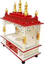 Kamdhenu Art and Craft Wooden Temple/Home Temple/Pooja Mandir/Pooja Mandap/Temple (10)
