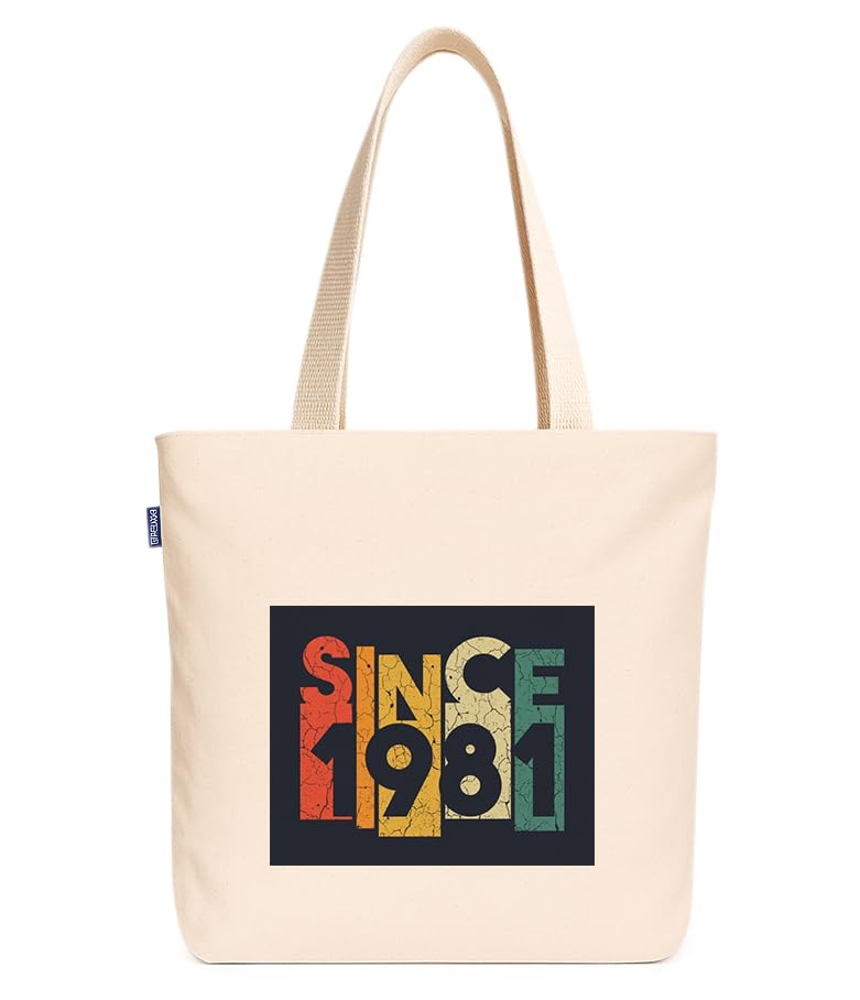 Econest Premium Canvas Tote Bags for Women with zip closer | unique tote bag for Girls, 100% Organic Cotton Tote bag | beach | gift | office, school & Daily Usable strong handbag (Since 1981)