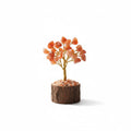 Arihant Gems and Jewels® Natural Crystal Mini Tree for Home Decor & Vastu | Feng Shui Healing Stone Tree | Wealth & Positive Energy Bonsai Gift (Carnelian Crystal)
