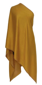 Hastakrutam Reversible Pashmina Silk Stole (Bronze)