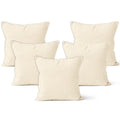 Encasa XO Cushion Covers, No Inserts, Cotton Throw Pillow Cases