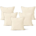 Encasa XO Cushion Covers, No Inserts, Cotton Throw Pillow Cases