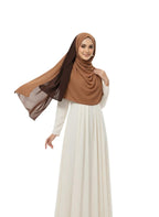 SAHIL SCARF Women Hijab Scarf 180x70cm Chiffon Georgette Lightweight Soft Fabric Easy to Drape with Burqah Abaya and Modest Dress