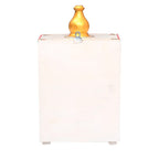CRAFT TREE Wooden Handpainted Decorative Wall Hanging Single Gumbad Home Temple in White Color