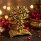 KridayKraft Metal Ganesha Statue,Ganpati Murti Religious Idol for Pooja Room & Decor Your Home, Office,Gift Your Relatives on Diwali,Wedding,Birthday...