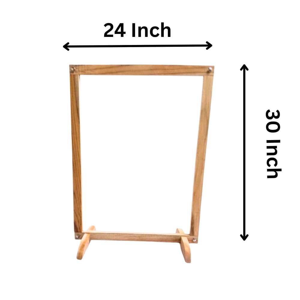 Backdrop Stand for Pooja Decoration/Foldable Wooden Mandap Backdrop for Ganesh Pooja, Durga-Laxmi Pooja, Diwali Festive Decoration Item (Wooden)