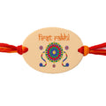 Raavi colors Soft Rakhi for Baby – Baby Boy's First Rakhi Keepsake