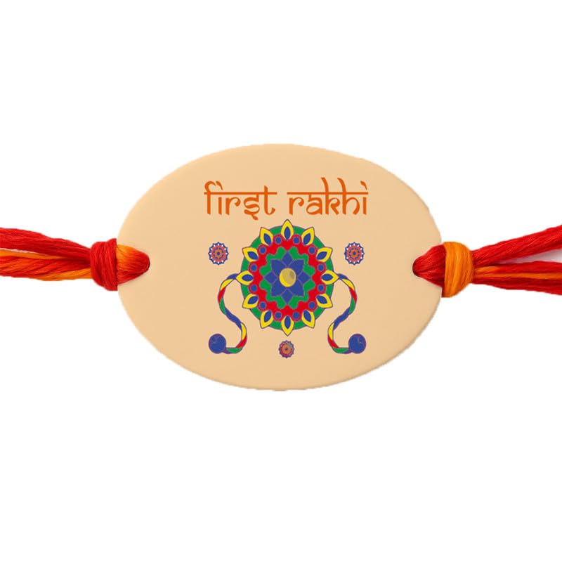 Raavi colors Soft Rakhi for Baby – Baby Boy's First Rakhi Keepsake