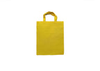 Fresh Bio Cotton Tote Bag | Reusable Shopping Cloth Bag for Grocery, Travel | Lightweight & Stylish | Yellow Bag | Eco-Friendly, Durable & Spacious (Pack of 5, YELLOW THAMBOOLAM BAGS - 12X 14)