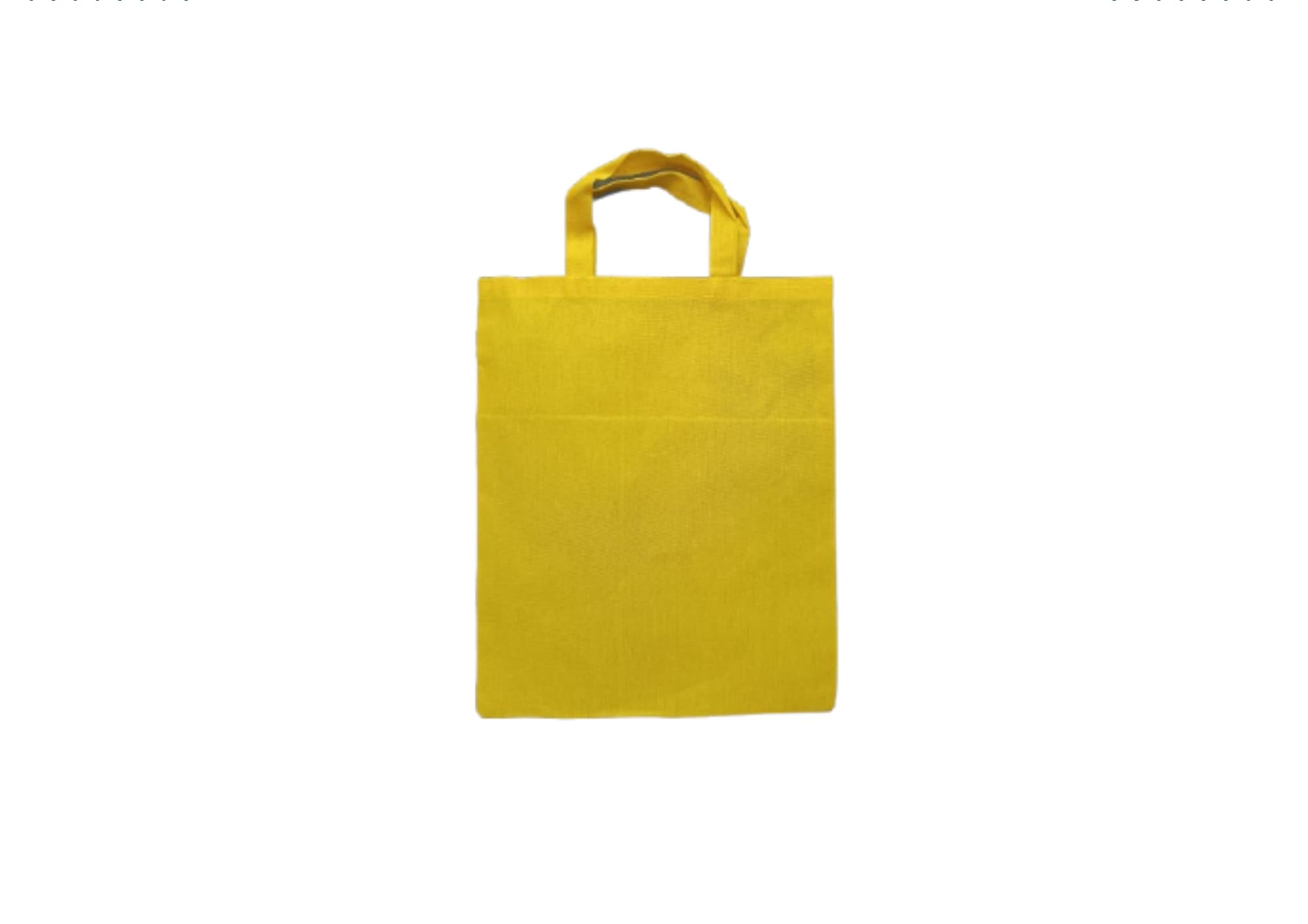 Fresh Bio Cotton Tote Bag - Reusable Shopping Cloth Bag | Perfect for Grocery, and Gym | Yellow Bags | Lightweight and Stylish (Pack of 20, YELLOW THAMBOOLAM BAGS - 12X 14)