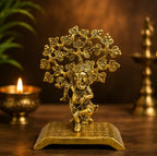 KridayKraft Metal Ganesha Statue,Ganpati Murti Religious Idol for Pooja Room & Decor Your Home, Office,Gift Your Relatives on Diwali,Wedding,Birthday...