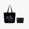 Eco Right Large Canvas Tote Bag for Women with Cosmetic Pouch, Zipper Handbags for Women Inner Pocket for Shopping, Office & Daily Use(Tote & Cosmetic Pouch)
