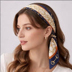 Wirkqeez Silk Head Scarf for Women – Luxury Satin Silk Hair Scarf, Soft Bandana Wrap for Sleeping, Hair Protection & Styling (Multicolor)