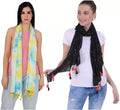 PALATT Women and Girls Cotton Viscose Scarfs Stoles Combo Set-Soft Comfortable Stylish