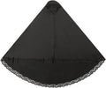 ICW Women Stretchable Jersey Jilbab Cum Prayer khimar Hijab (Free Size) 42 Inch (Black)