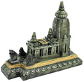 RealCraft; INSPIRING LIFES Jagannath Temple Odisha Handicraft Stone Dust Miniature Model of Lord Jagannath Temple for Showpiece, Home Decor, Gift, Green