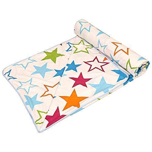 WONDERLOOK 100% Super Soft Reversible Design Dohar I AC Blanket I Blanket for All Season I Gifting (Double, Star Print) Kafalo
