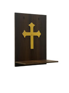 Christian Wall Hanging Temple, Temple with Golden Cross Temple,Home and Office Wall Mounted Temple