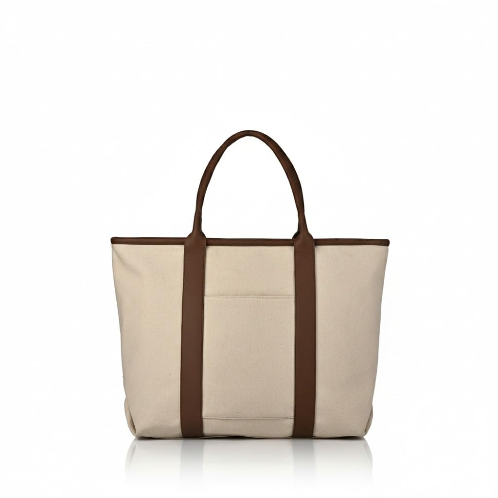 ENSAC Laptop & Tote Bag for Women | Stylish Office & Travel Handbag | Large-Capacity Office Tote | Professional Shoulder Bag for Collage, Work & Travel Use
