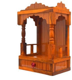 Royal and atractive Fancy Wooden Temple for Home,Pooja ghar Office Decor, Hindu Deity Statue, 44x19x29 cm, 1200g