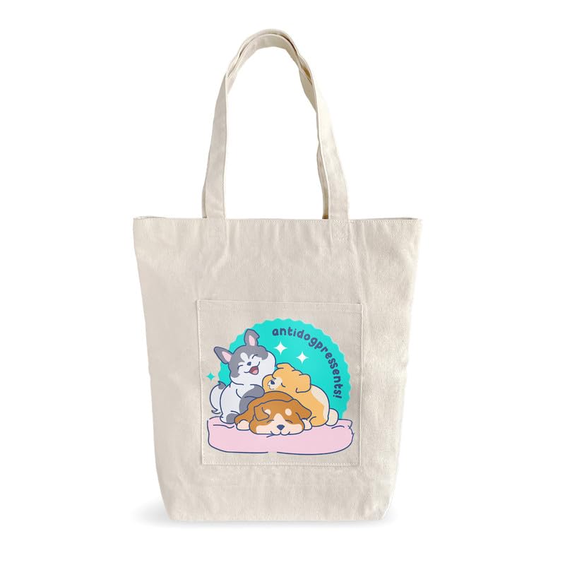 Zoomin Spacious Cotton Tote Bag with Zip Closure and Double Inner Pockets | Soft Fabric Shopping Bag with 60cm Long Handle | Multipurpose For Travel or Daily Essentials (Design - Do Your Own Thing)