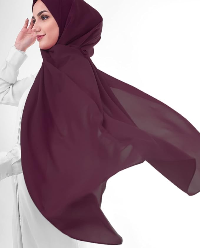 URSHIA GEORGETTE DIAMOND HIJAB PACK OF 5