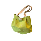 BROGBUS Canvas Tote Bag with Two Handles for Shopping, Travel, School, Office, and Daily Use, Green