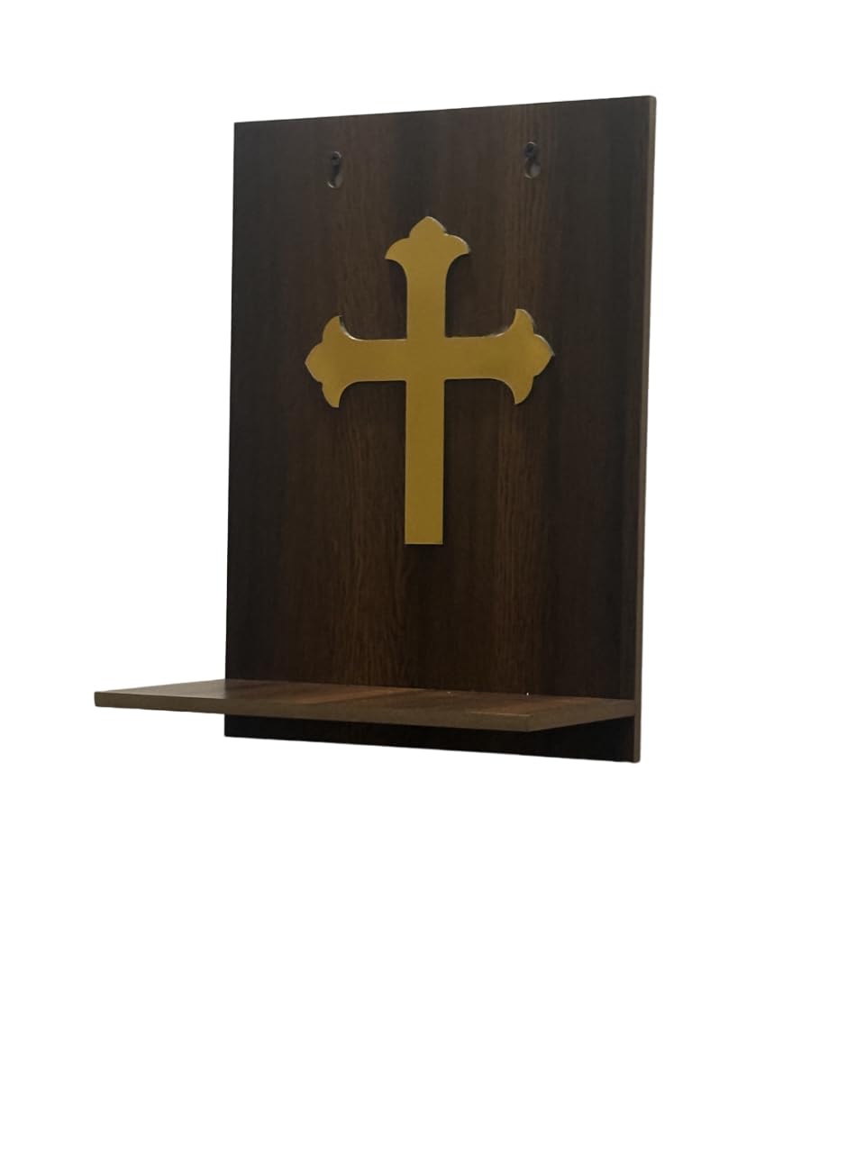 Christian Wall Hanging Temple, Temple with Golden Cross Temple,Home and Office Wall Mounted Temple