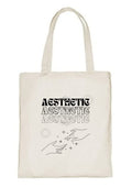 Delhi Printing Co. Aesthetic tote bag Strong Cotton Bag for Shopping | Canvas Tote Bag for Women & Girls | Stylish Cotton Handbags (2)