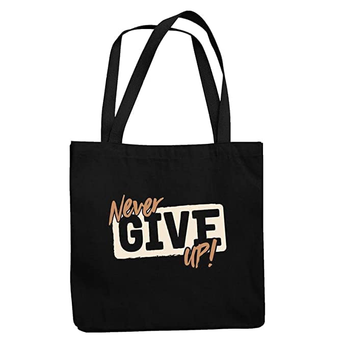 TheYaYaCafe Printed Cotton Black Tote Bag|Multipurpose bag|Lightweight