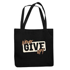 TheYaYaCafe Printed Cotton Black Tote Bag|Multipurpose bag|Lightweight