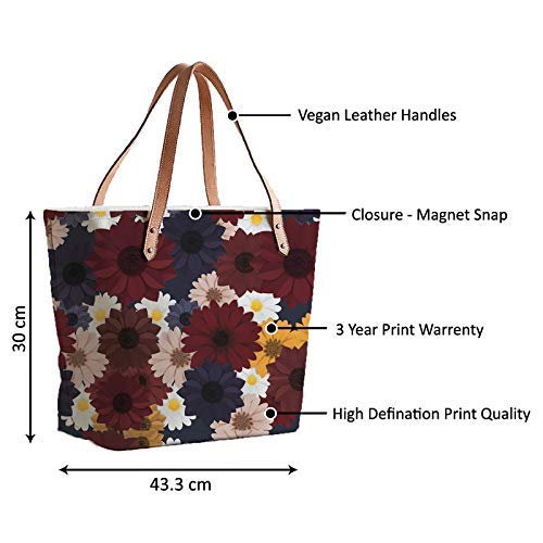 The Purple Tree Canvas Tote Bag for Women (1 Bag) Women Fatty Tote Bag, Handbag, Women Handbag, Women Bag, Handbag for Women FT12