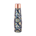 Vip luxe Copper Bottle | Bird Motif | UV Printed Design | Pure Copper Water Bottle for Health & Wellness | 900 ml Capacity