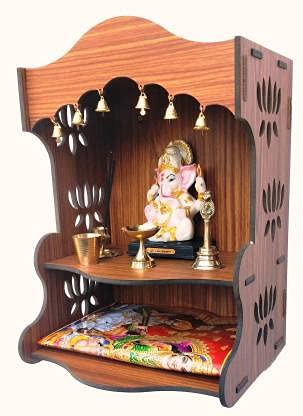 MANDIRAM SSI Fully Handmade Beautiful Wooden Home and Office Temple