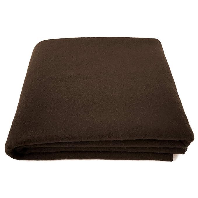 Purav Light Singal Bed Fleece Blanket Soft, Lightweight,Woolen, Winter & Traveling Blanket Ideal AC & All-Season Polar Fleece- 60 X 90- Pack of 5, Coffee Kafalo