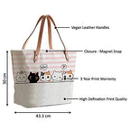 The Purple Tree Women's Tote Bag (FATTYTOTE00011_Multicolored)