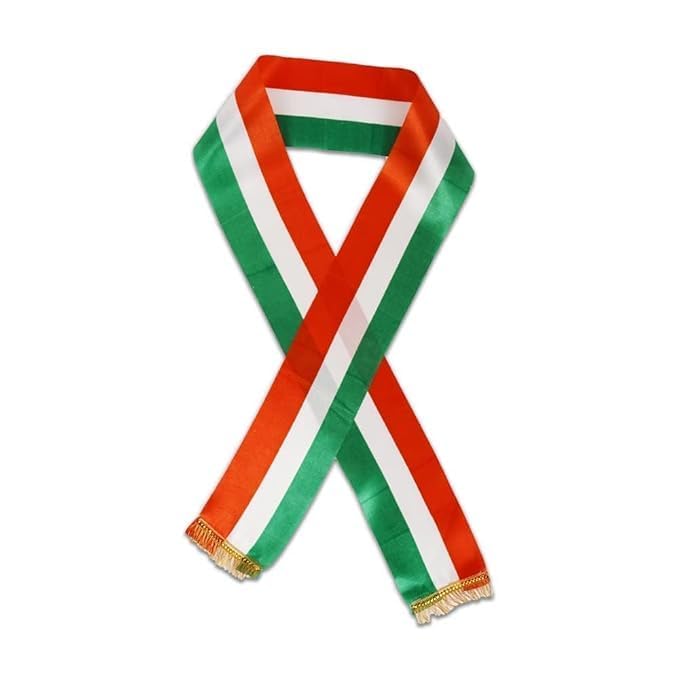 ARYANSH SHOPPE Tricolor Unisex Scraf/Republic Day/Independence Day/Trianga Scarf/Stole (PACK OF 1)
